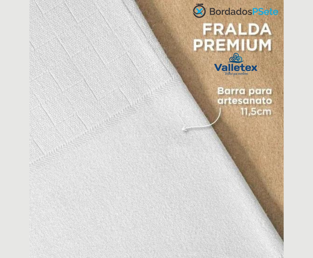 Fraldas de Boca com Faixa para Artesanato Overlock - Valletex