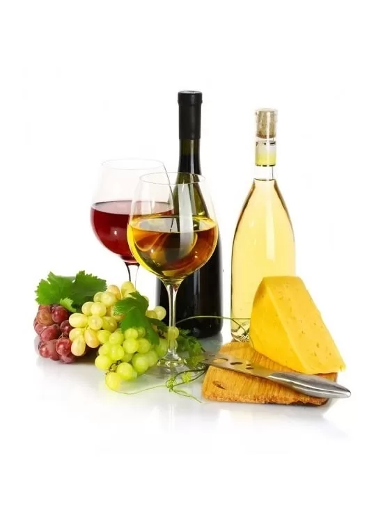petisco de queijos e vinhos